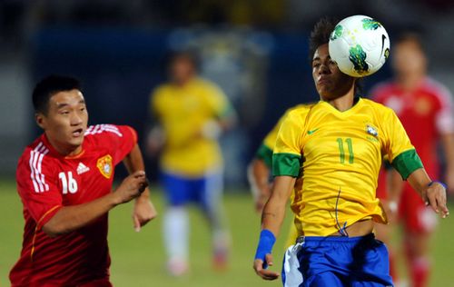 2012足球巴西vs中国
